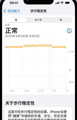 贵定iPhone手机维修如何在iPhone开启'步行稳定性通知'