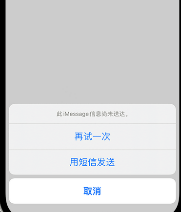 贵定apple维修iPhone上无法正常发送iMessage信息