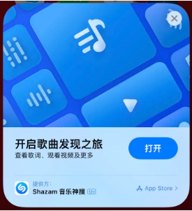 贵定苹果14维修站分享iPhone14音乐识别功能使用方法 