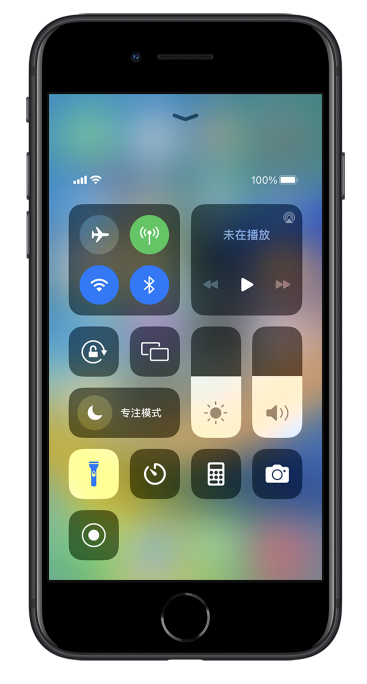 贵定苹果14维修分享苹果iPhone 14 Pro手电筒开启方法 