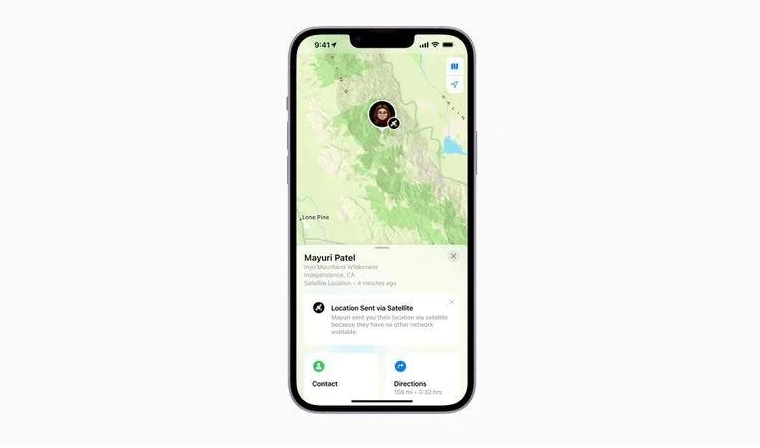 贵定苹果14维修分享iPhone14系列中 FindMy功能通过卫星分享位置方法教程 