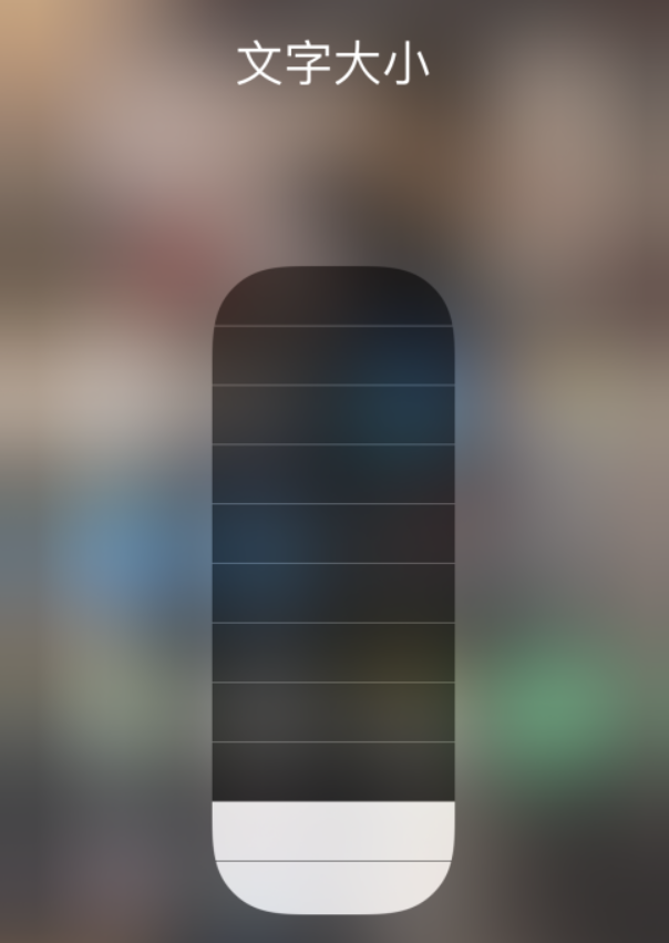 贵定苹果手机维修分享小技巧：在 iPhone 控制中心快速调节字体大小 